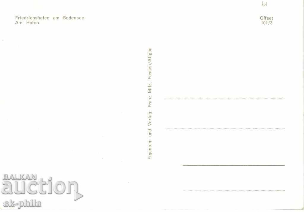 Old postcard - Bodensee, Cruise ship with price 0.80 BGN | € 0.41 Old postcard - Bodensee, Cruise ship with price 0.80 BGN | € 0.41