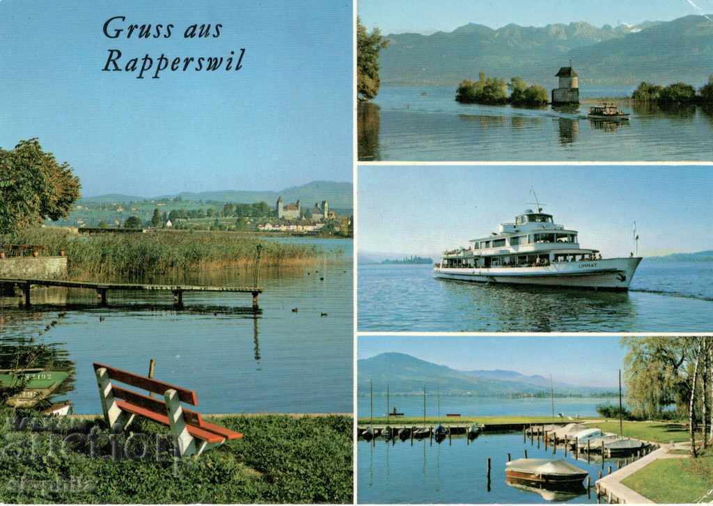 Old Postcard - Rappersville, Cruise Ship