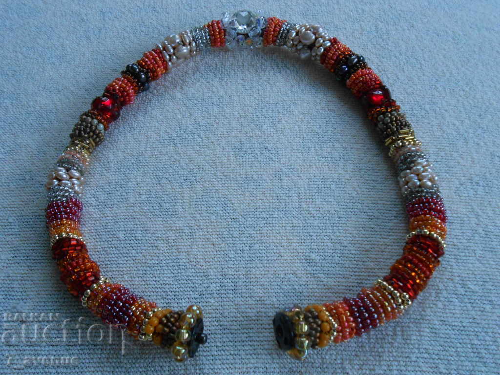 Delivery of Ethno necklace, for costume, without buckles, handmade from super level