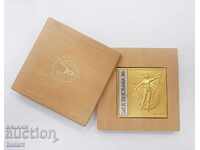 MEDAL PHILATELIC AWARD BOGOMIL NONOV 1986 Silver