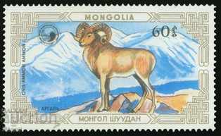 Auction Set Mouflon brands, Mongolia, 1987, new, Auction Set Mouflon brands, Mongolia, 1987, new,