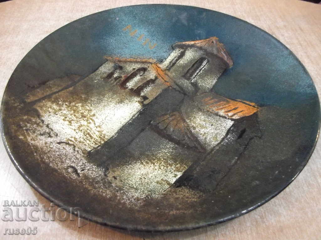 Delivery of Enamelled metal plate for wall Delivery of Enamelled metal plate for wall