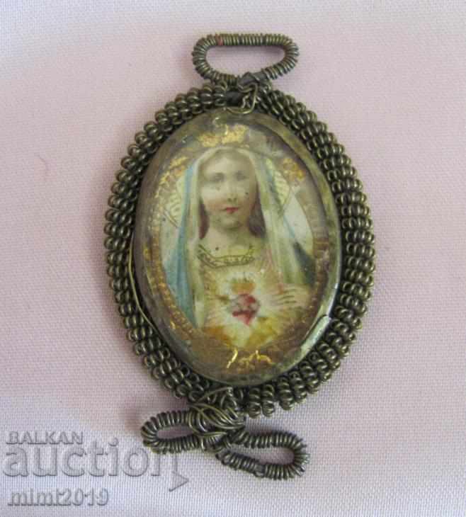 19th Century Gold Plated Breastplate Icon, Pendant - 5 19th Century Gold Plated Breastplate Icon, Pendant - 5