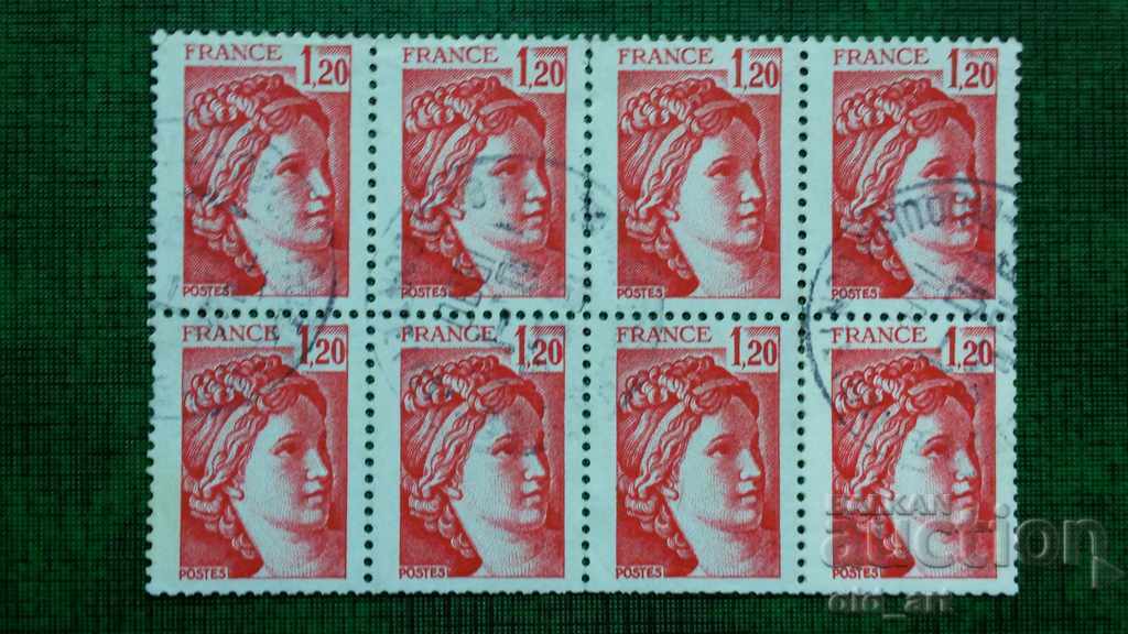 Postage stamps - France, 1978, Sabine