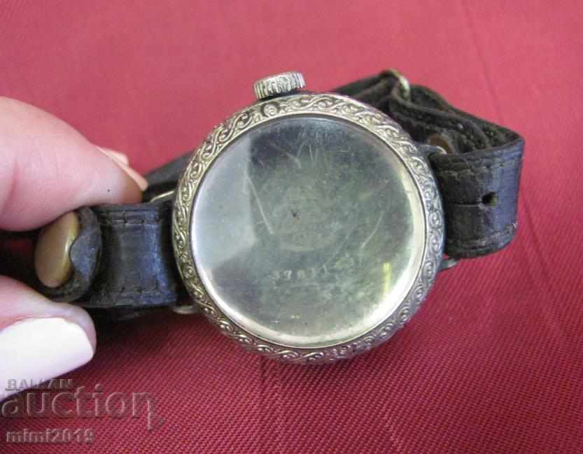 Delivery of 19th Century Watch Case Elgin Tivoli Gold Plated Leather Strap Delivery of 19th Century Watch Case Elgin Tivoli Gold Plated Leather Strap