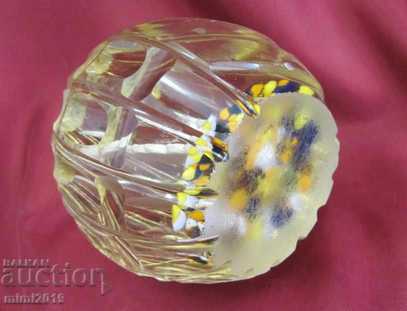 19th Century Crystal Paper Weight Very rare - 6 19th Century Crystal Paper Weight Very rare - 6