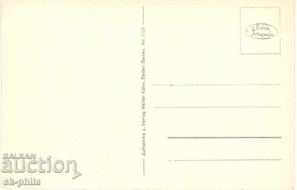 Old Postcard - Baden - Baden, General view with price 1.00 BGN | € 0.51 Old Postcard - Baden - Baden, General view with price 1.00 BGN | € 0.51