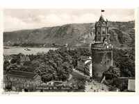 Old postcard - Andernach am Rhein, view
