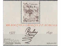 1977. Poland. 400 years since the birth of Rubens. Block.