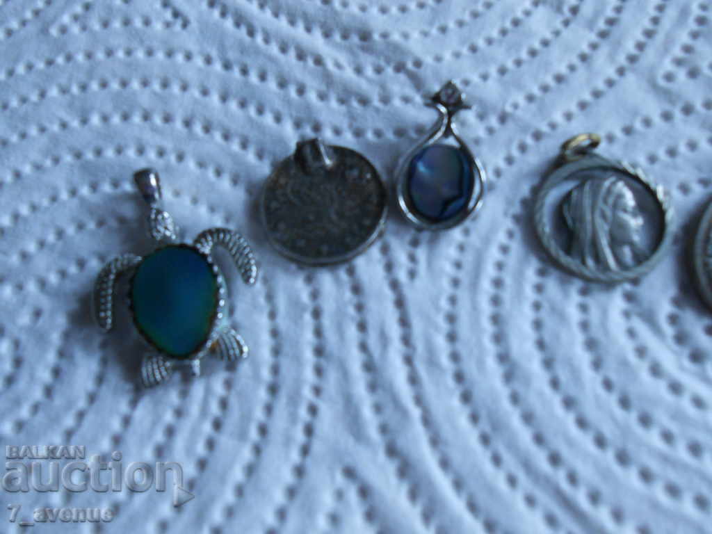 Lot Medallions, silver and other very different and interesting with price 54.00 BGN | € 27.61 Lot Medallions, silver and other very different and interesting with price 54.00 BGN | € 27.61