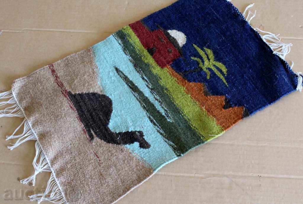 .TUNISIAN CARPET WALL PANO AFRICAN CAMILLA HAND WOVEN - 5 .TUNISIAN CARPET WALL PANO AFRICAN CAMILLA HAND WOVEN - 5