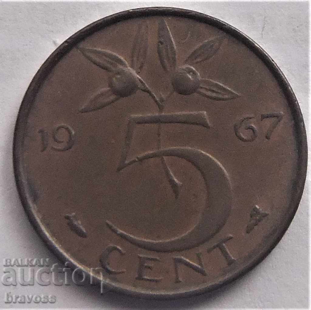 Netherlands - 5 c..1967