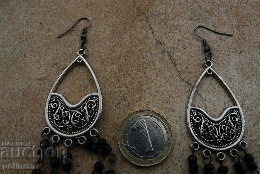Big earrings - retro style with price 15.00 BGN | € 7.67 Big earrings - retro style with price 15.00 BGN | € 7.67
