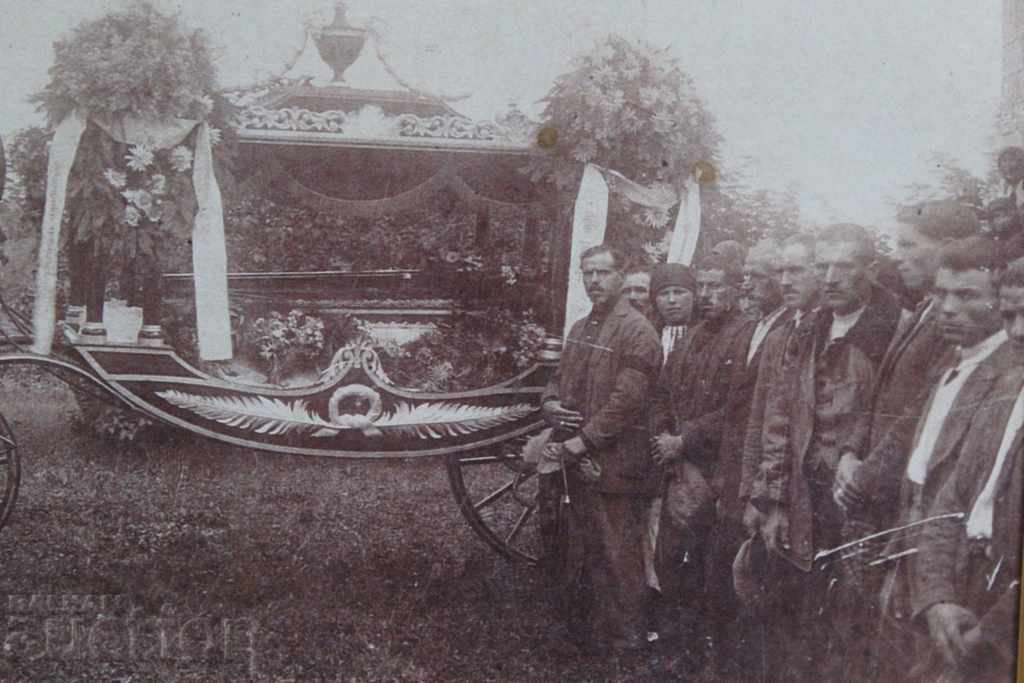 . BURIAL CARRIAGE CARRIAGE HORSE OLD PHOTO CARDBOARD - 5 . BURIAL CARRIAGE CARRIAGE HORSE OLD PHOTO CARDBOARD - 5