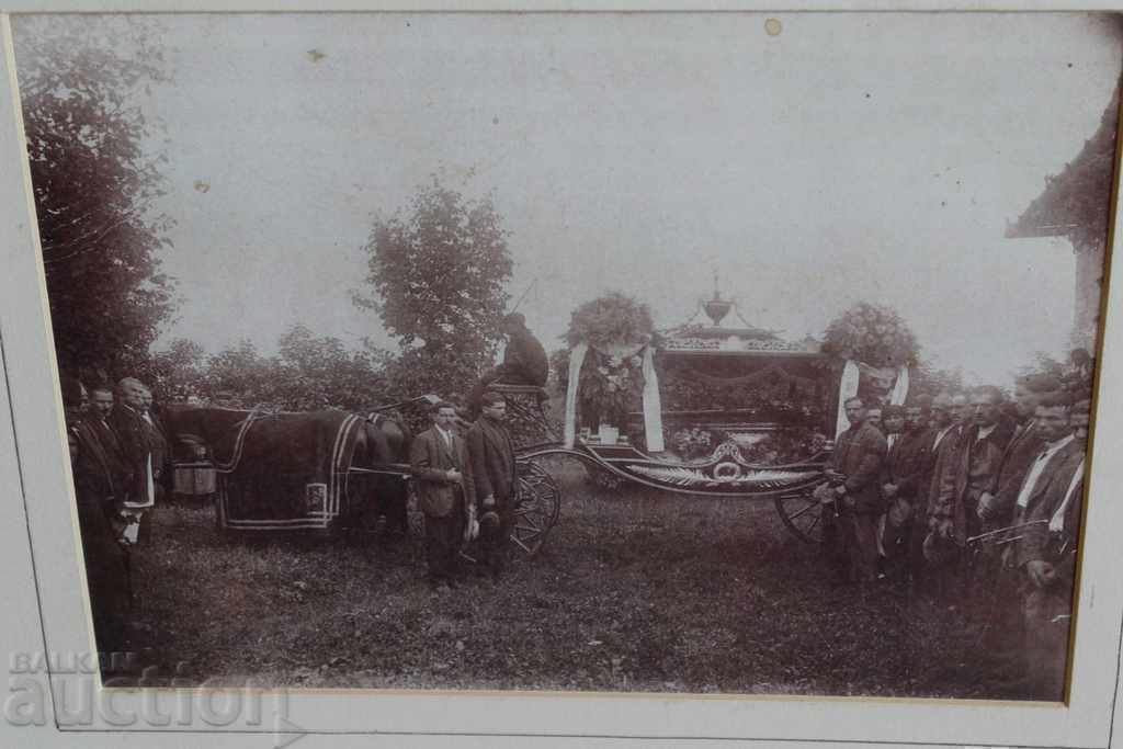 . BURIAL CARRIAGE CARRIAGE HORSE OLD PHOTO CARDBOARD - 6 . BURIAL CARRIAGE CARRIAGE HORSE OLD PHOTO CARDBOARD - 6