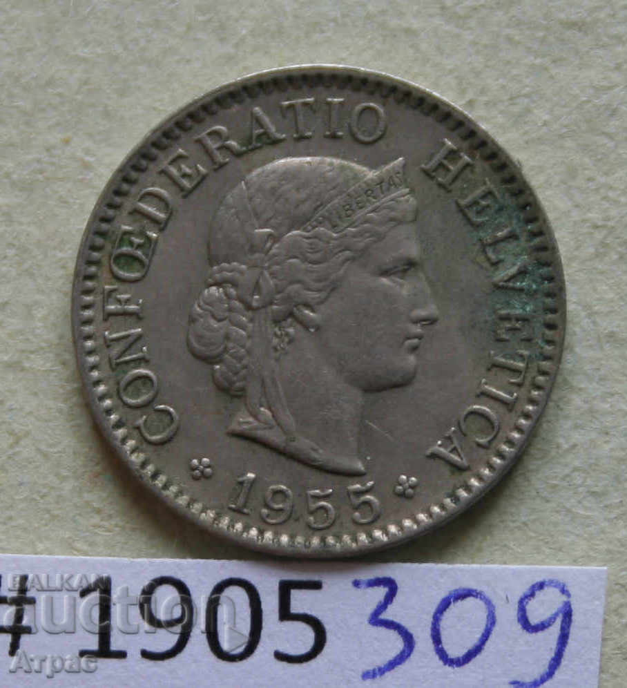 5 1955 Elveția rapel cu preț € 0.31 | 0.61 BGN