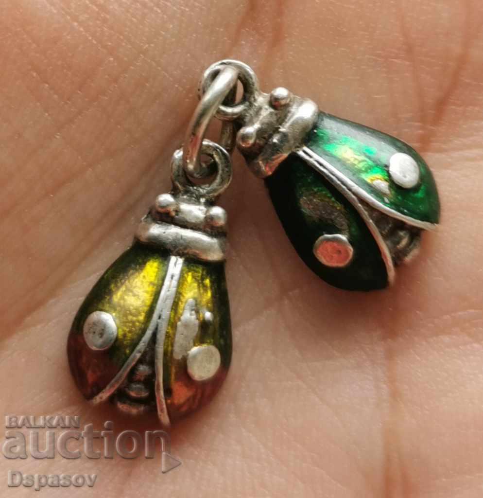 Silver Kalinka Double Pendant with Email