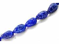 Natural sapphire / beads / 18 mm.