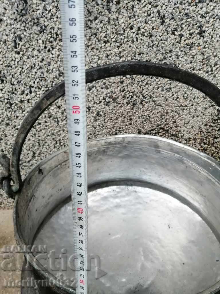 Old harania, copper vessel, large cauldron, copper, dustpan - 6 Old harania, copper vessel, large cauldron, copper, dustpan - 6