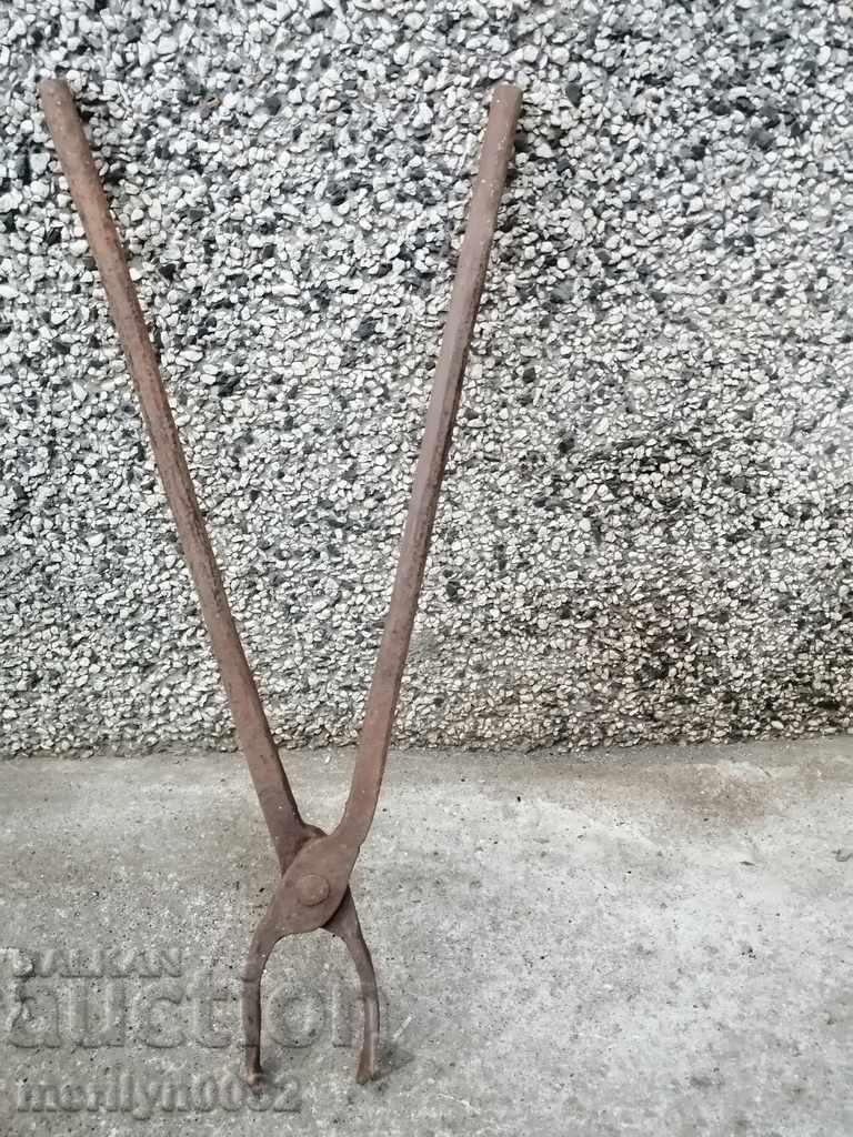 Old forging pliers, wrought iron, tool - 5 Old forging pliers, wrought iron, tool - 5