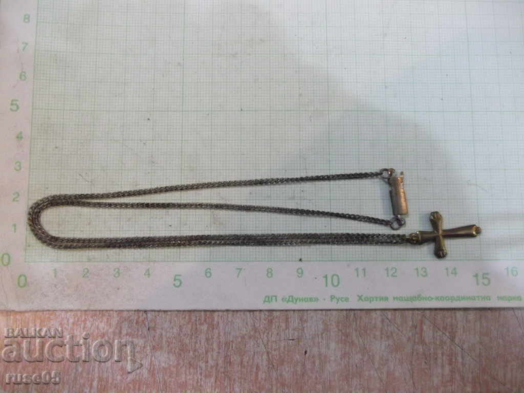 Синджирче с кръст комплект бронзови - 7 Синджирче с кръст комплект бронзови - 7