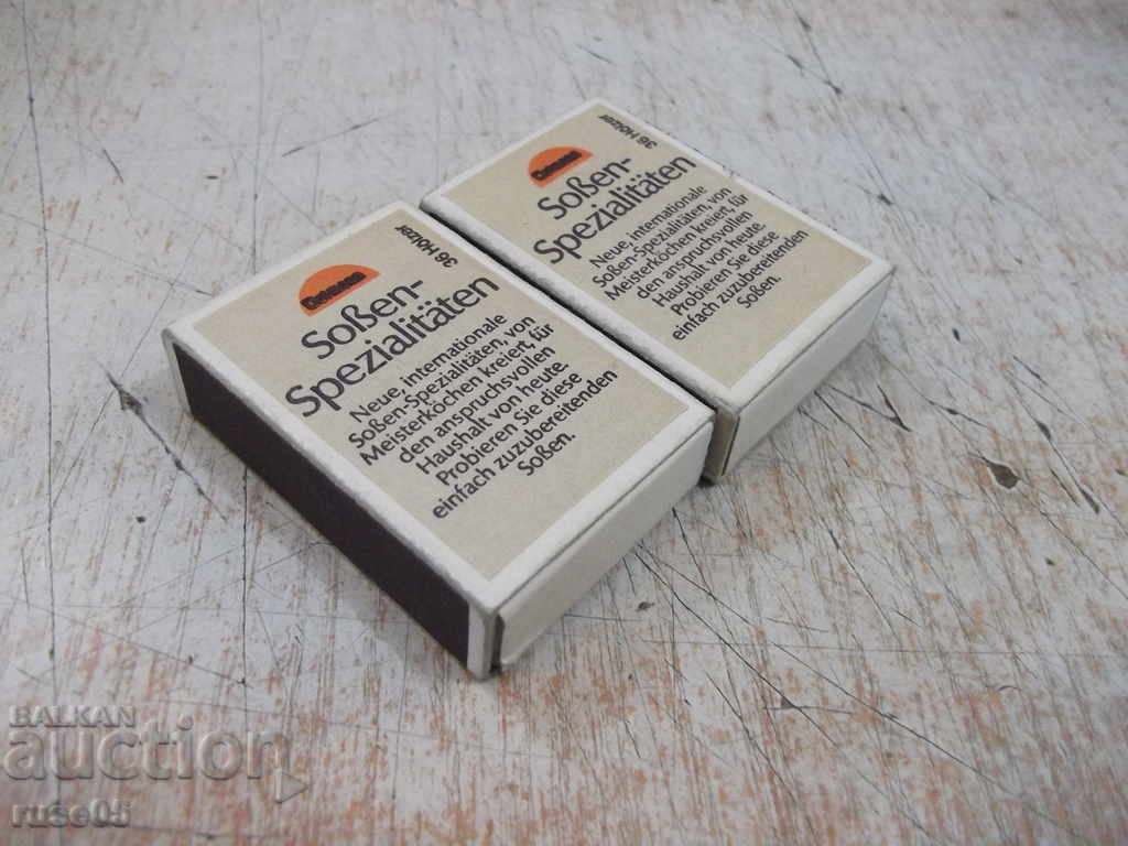Lot of 2 pcs. Ostmann matches - 5 Lot of 2 pcs. Ostmann matches - 5
