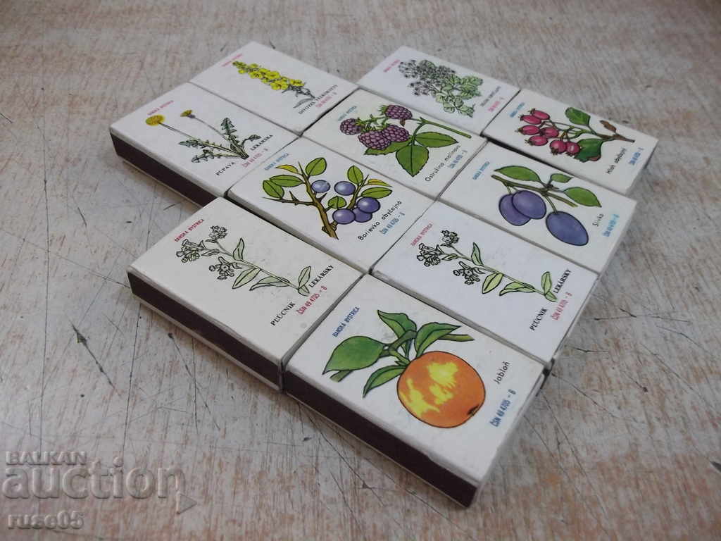 Auction Lot of 10 pcs. matches of czechoslovakia Auction Lot of 10 pcs. matches of czechoslovakia