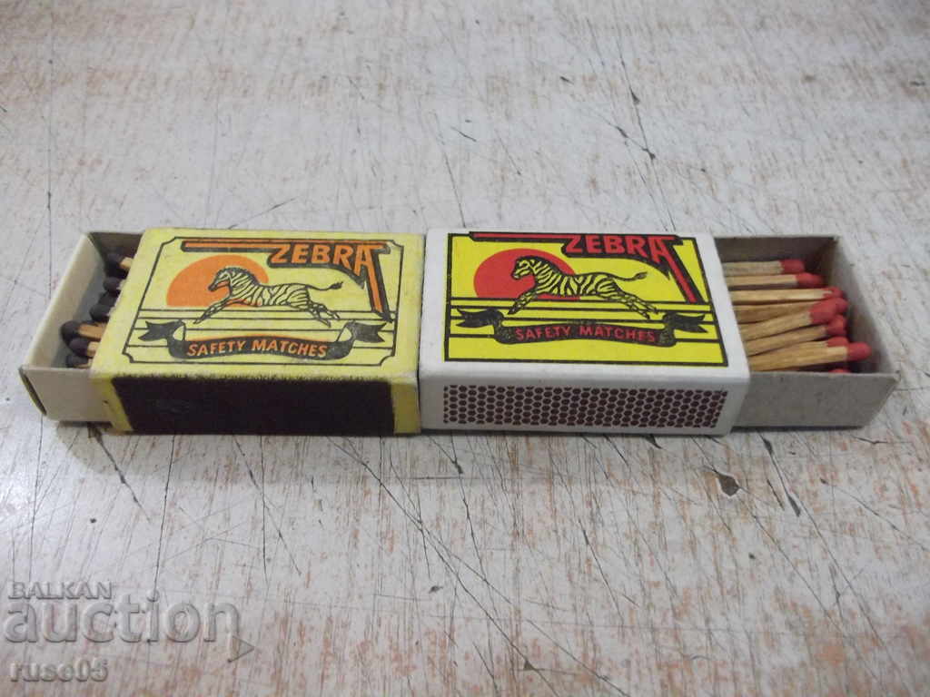 Lot of 2 pcs. "ZEBRA" matches with price 10.00 BGN | € 5.11 Lot of 2 pcs. "ZEBRA" matches with price 10.00 BGN | € 5.11