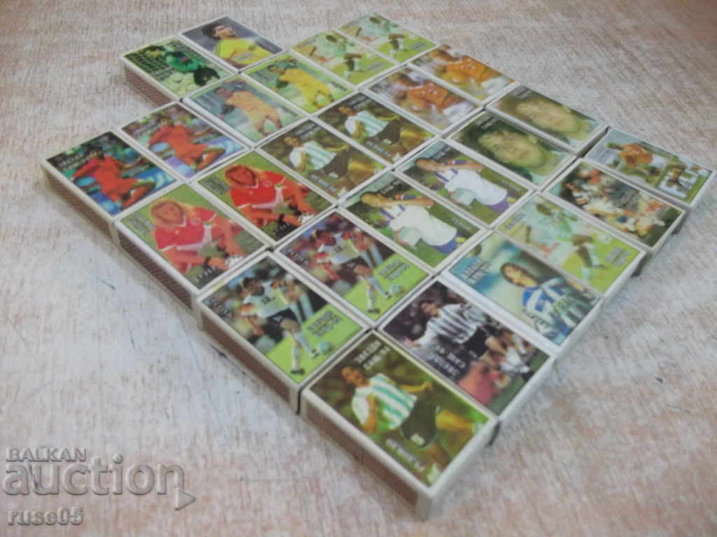 Lot of 26 pcs. matchmaker "START" with images of football players - 5 Lot of 26 pcs. matchmaker "START" with images of football players - 5