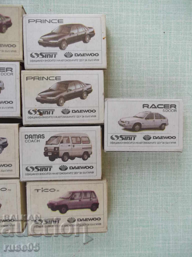 Lot of 13 pcs. Bulgarian. matches with football and car images - 7 Lot of 13 pcs. Bulgarian. matches with football and car images - 7