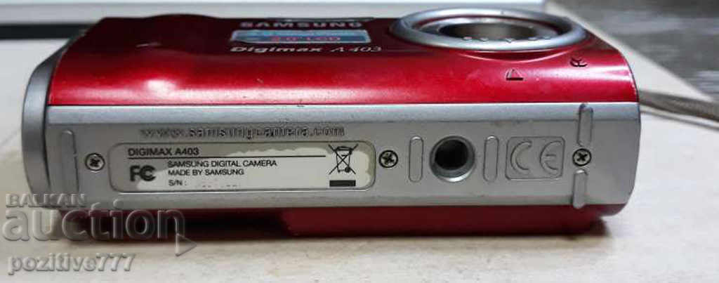 Auction Samsung Digimax A403 Digital Camera Auction Samsung Digimax A403 Digital Camera