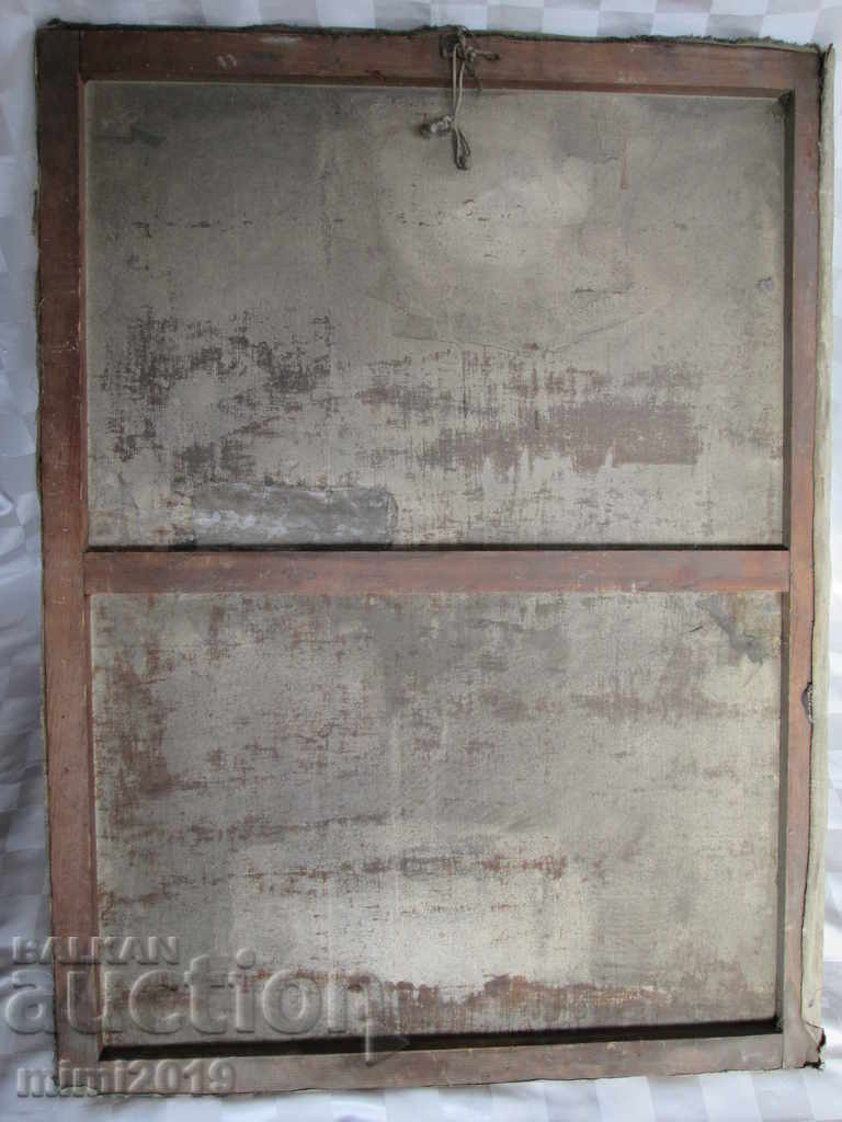 1926 large Painting, oil, canvas, signed, Secession - 5