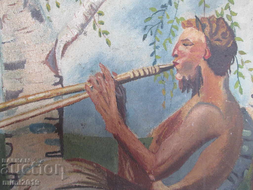 1926 large Painting, oil, canvas, signed, Secession - 6