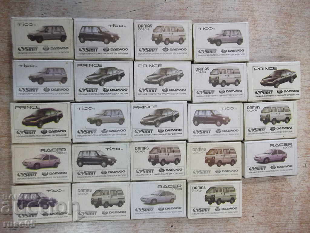 Lot of 23 pieces of bricks with images of football players and cars-1 - 5 Lot of 23 pieces of bricks with images of football players and cars-1 - 5