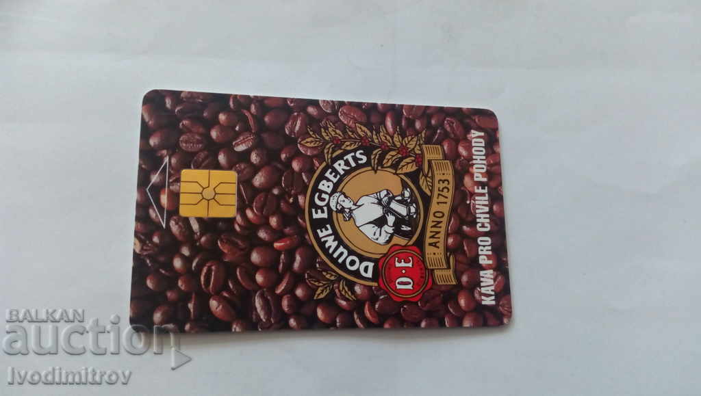 SPT Telecom Douwe Egberts Phonecard with price 0.45 BGN | € 0.23 SPT Telecom Douwe Egberts Phonecard with price 0.45 BGN | € 0.23