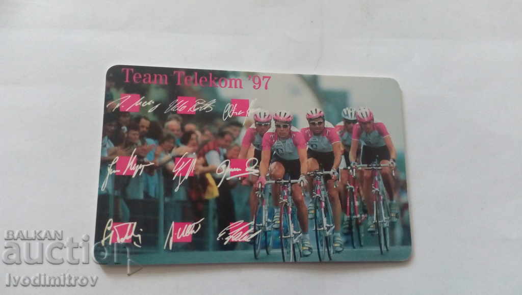 Deutche Telecom Team Telecom '97 Phonecard