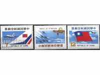 Чисти марки Авиация Самолети Флаг 1980 от Тайван