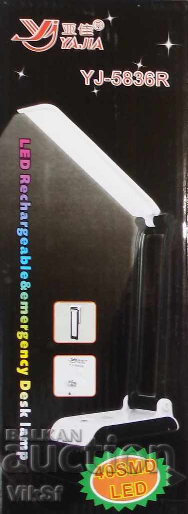 Auction Table folding lamp with battery and 40 LEDs Auction Table folding lamp with battery and 40 LEDs