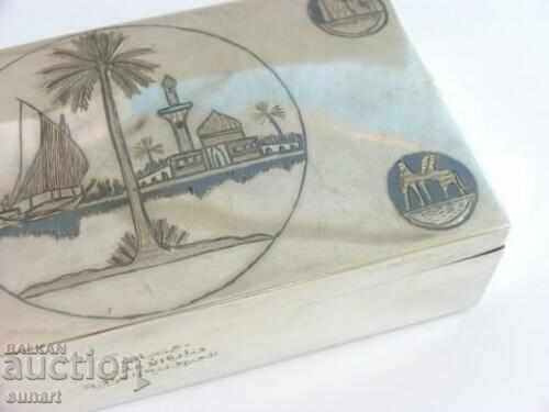 SILVER BOX SADAM NIELO IRAQ IRAQ BOX SADDAM SILVER with price 1600.00 BGN | € 818.07 SILVER BOX SADAM NIELO IRAQ IRAQ BOX SADDAM SILVER with price 1600.00 BGN | € 818.07