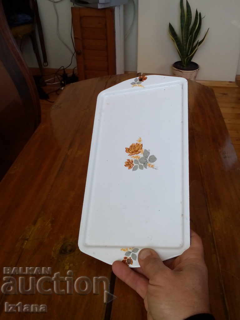 Δημοπρασία Παλαιό εμαγιέ δίσκο Δημοπρασία Παλαιό εμαγιέ δίσκο