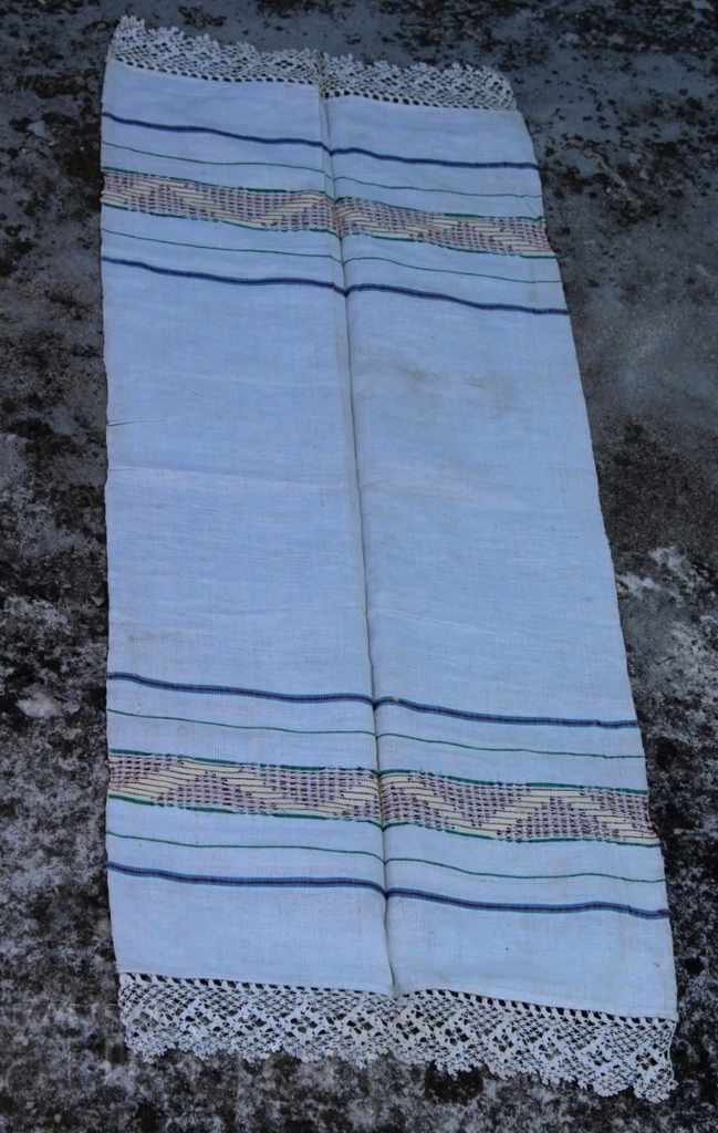 . OLD AUTHENTIC TOWEL MESAL TOWEL KNITTED LABEL