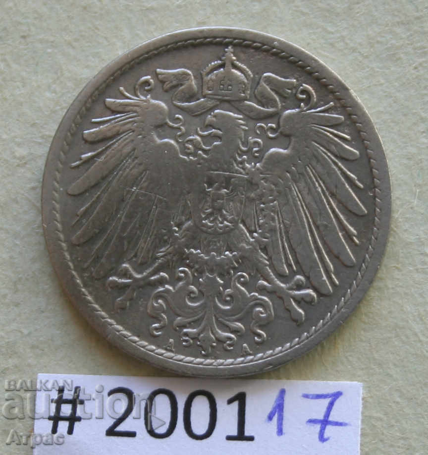 10 pfenig 1905 A Germania cu preț € 0.77 | 1.51 BGN