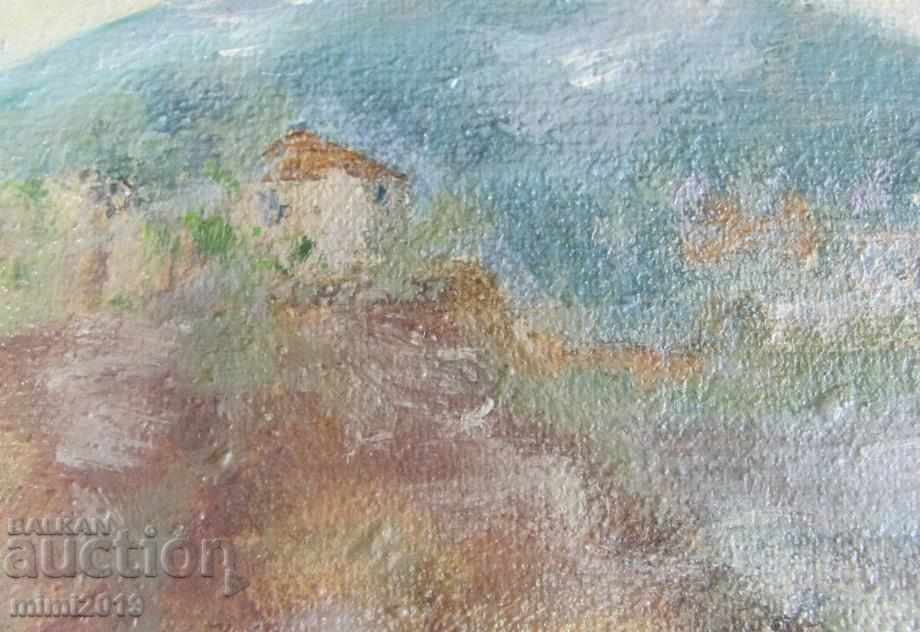 Delivery of 1985 Oil painting, canvas, signed S.SHOPOF