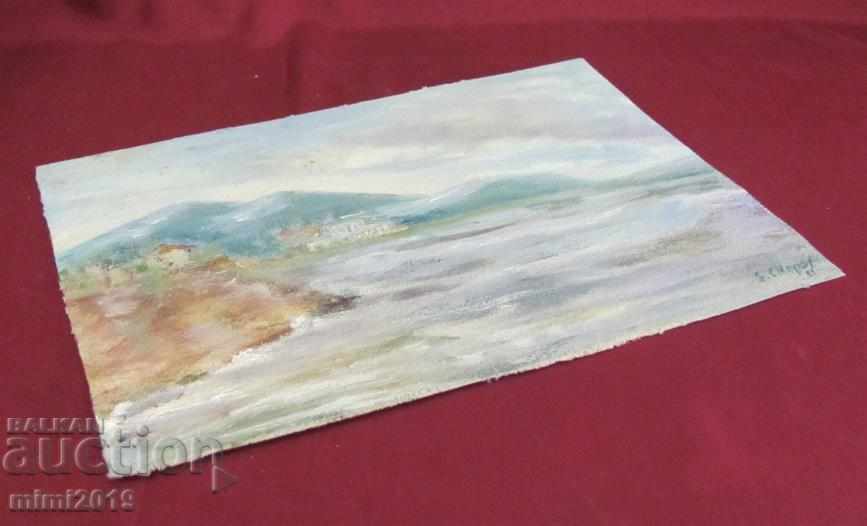 1985 Oil painting, canvas, signed S.SHOPOF - 6