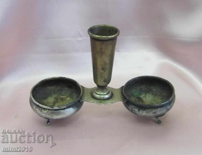 Delivery of 19th Century Silver Plated Austro-Hungarian Salt marked