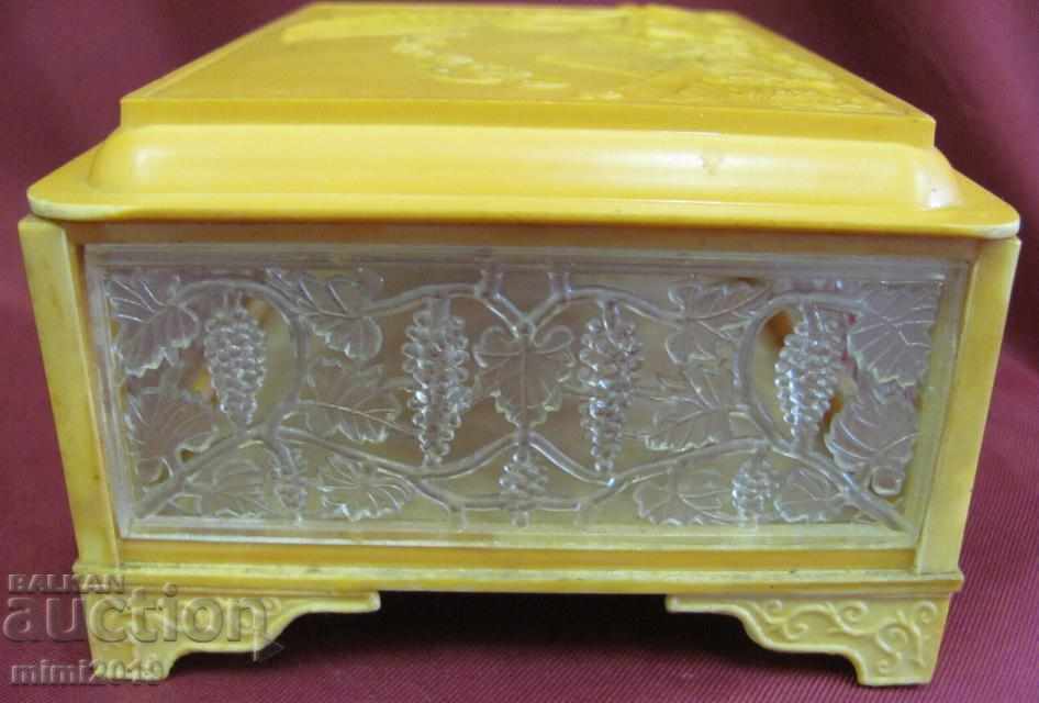 Old Russian Jewelry Box - Pyatigorsk USSR - 6 Old Russian Jewelry Box - Pyatigorsk USSR - 6