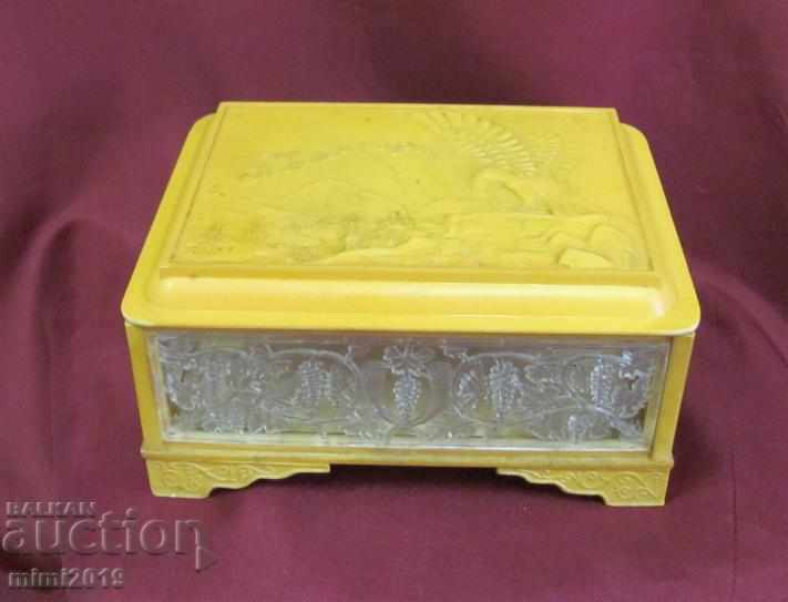 Old Russian Jewelry Box - Pyatigorsk USSR - 7 Old Russian Jewelry Box - Pyatigorsk USSR - 7