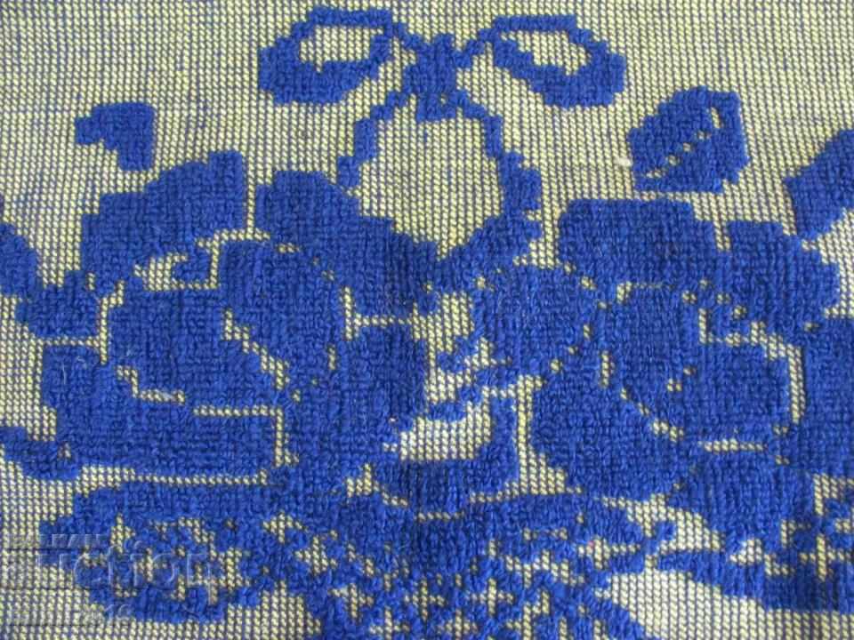 Auction 19th Century Hand Woven and Embroidered Rug, Tailor Auction 19th Century Hand Woven and Embroidered Rug, Tailor