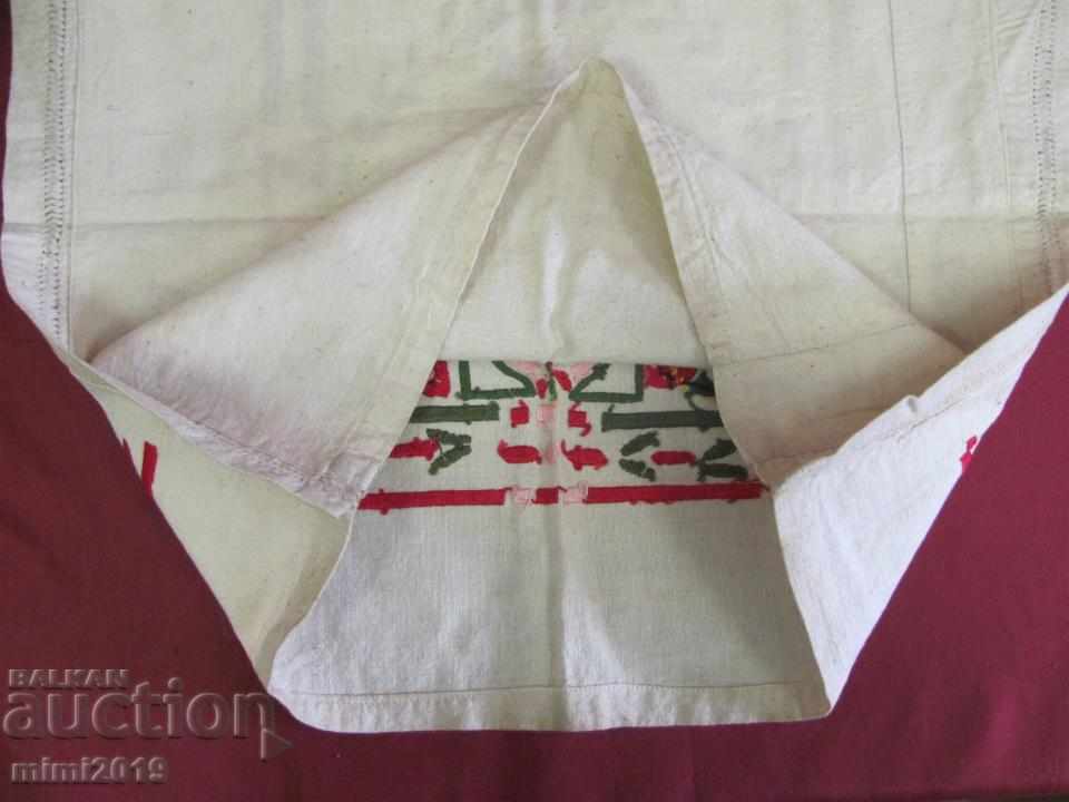 Art Nouveau Hand Embroidered Pillow Case - 7