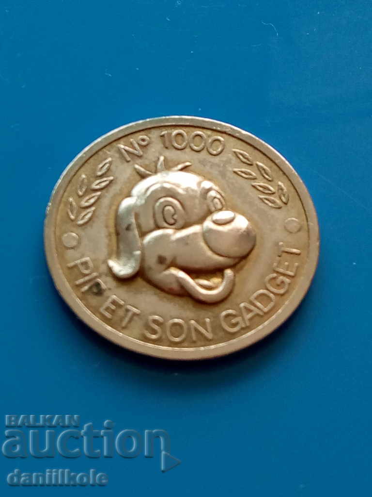 *$*Y*$* PIF TOKEN PLAQUE #1000 1988 - EXCELENT *$*Y*$* cu preț 39.00 BGN | € 19.94 *$*Y*$* PIF TOKEN PLAQUE #1000 1988 - EXCELENT *$*Y*$* cu preț 39.00 BGN | € 19.94